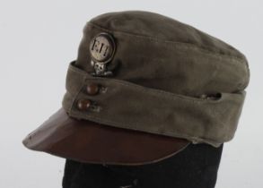 Austria WW1 service mans cap, dated 1917, service wear.