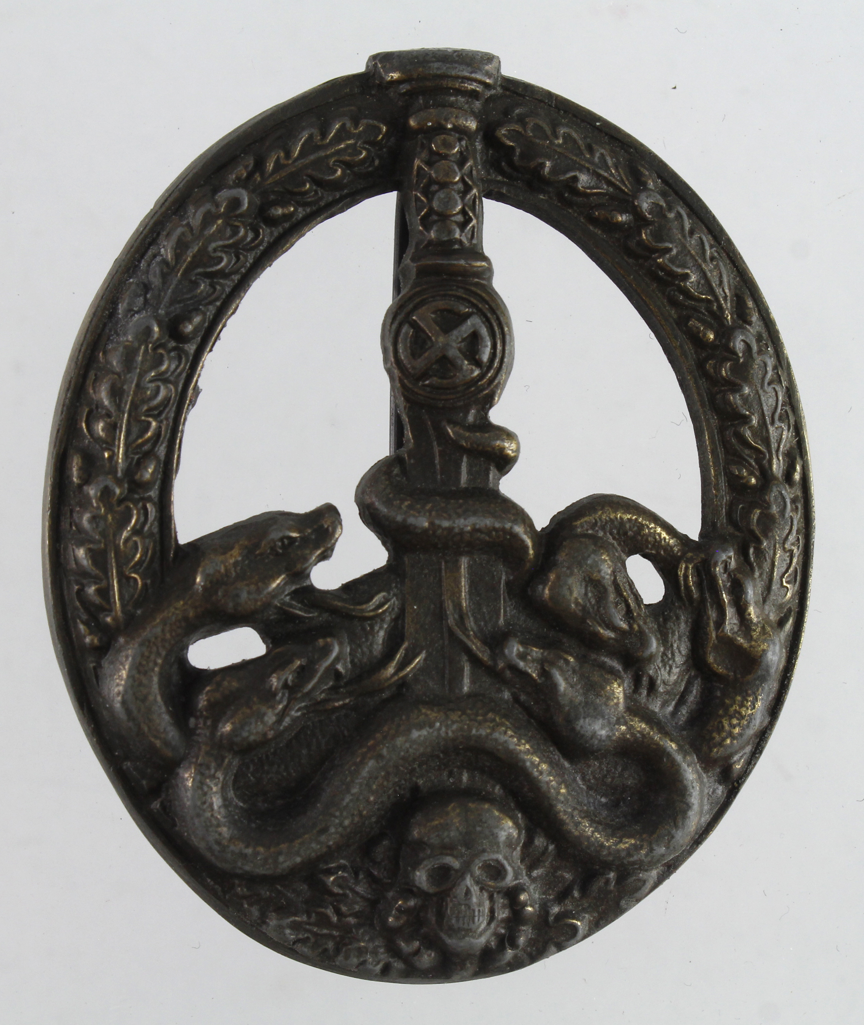 Germany from a one owner collection an SS Anti Partisan / Guerilla War badge in bronze.