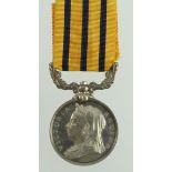 British South Africa Company's Medal 1896, with Rhodesia 1896 reverse, named (Troopr F J Tieinan B.