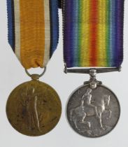 BWM & Victory Medal (M.9681 J W Thomason S.R.A.RN) botn Farthingstone, Hants.