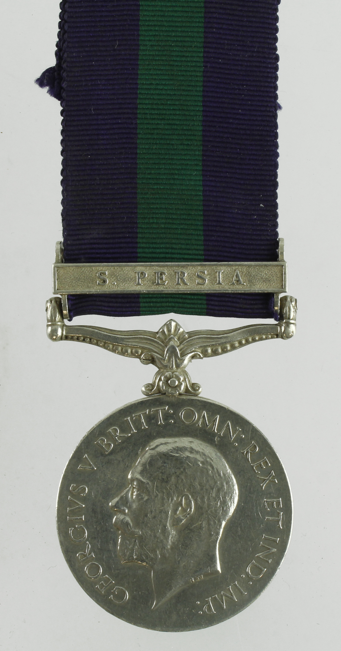 GSM GV with S.Persia clasp (3081 L.Dfdr Ram Singh 15 Lancers)
