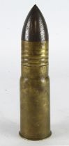 Japanese WW2 Hotchkiss cannon projectile deactivated.