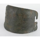 German WW1 snipers steel helmet plate for the 1916 pattern helmet