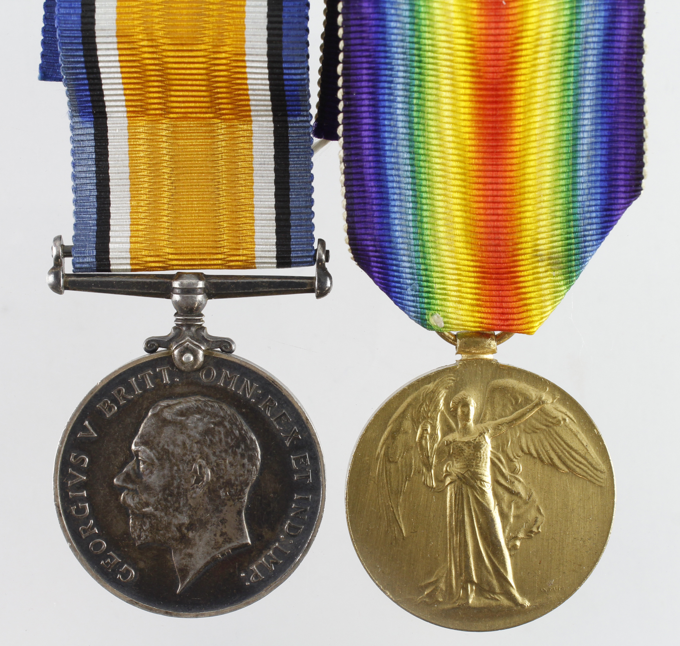 BWM & Victory Medal (K.6317 A MacLeod STO 1 RN). With copied research, born Gateshead on Tyne,