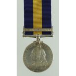 Cape of Good Hope General Service Medal 1900 with Bechuanaland clasp, medal part erased (