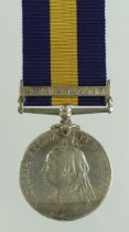 Cape of Good Hope General Service Medal 1900 with Bechuanaland clasp, medal part erased (