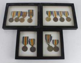 WW1 Allied Victory Medal collection, Brazil, Portugal, Belgium, Czechoslovakia, Italy, UK, Japan,