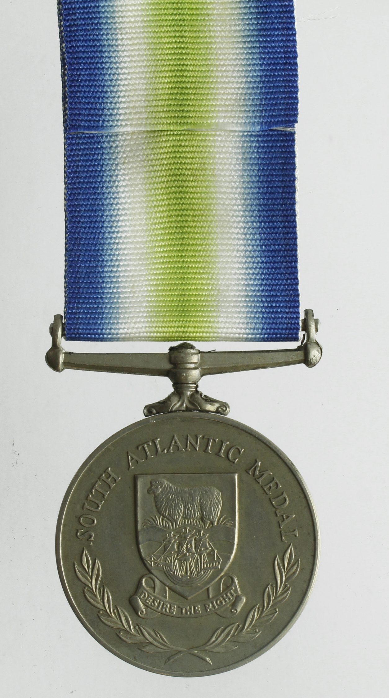 South Atlantic Medal 1983 with Rosette (Q.M. E M Mills RFA Olmeda). Olmeda refuelled numerous - Image 2 of 2