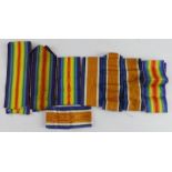 Medal ribbons WW2 British, all full length originals (8)