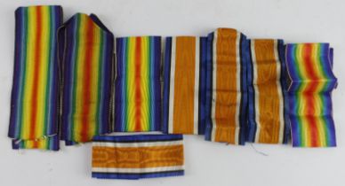 Medal ribbons WW2 British, all full length originals (8)