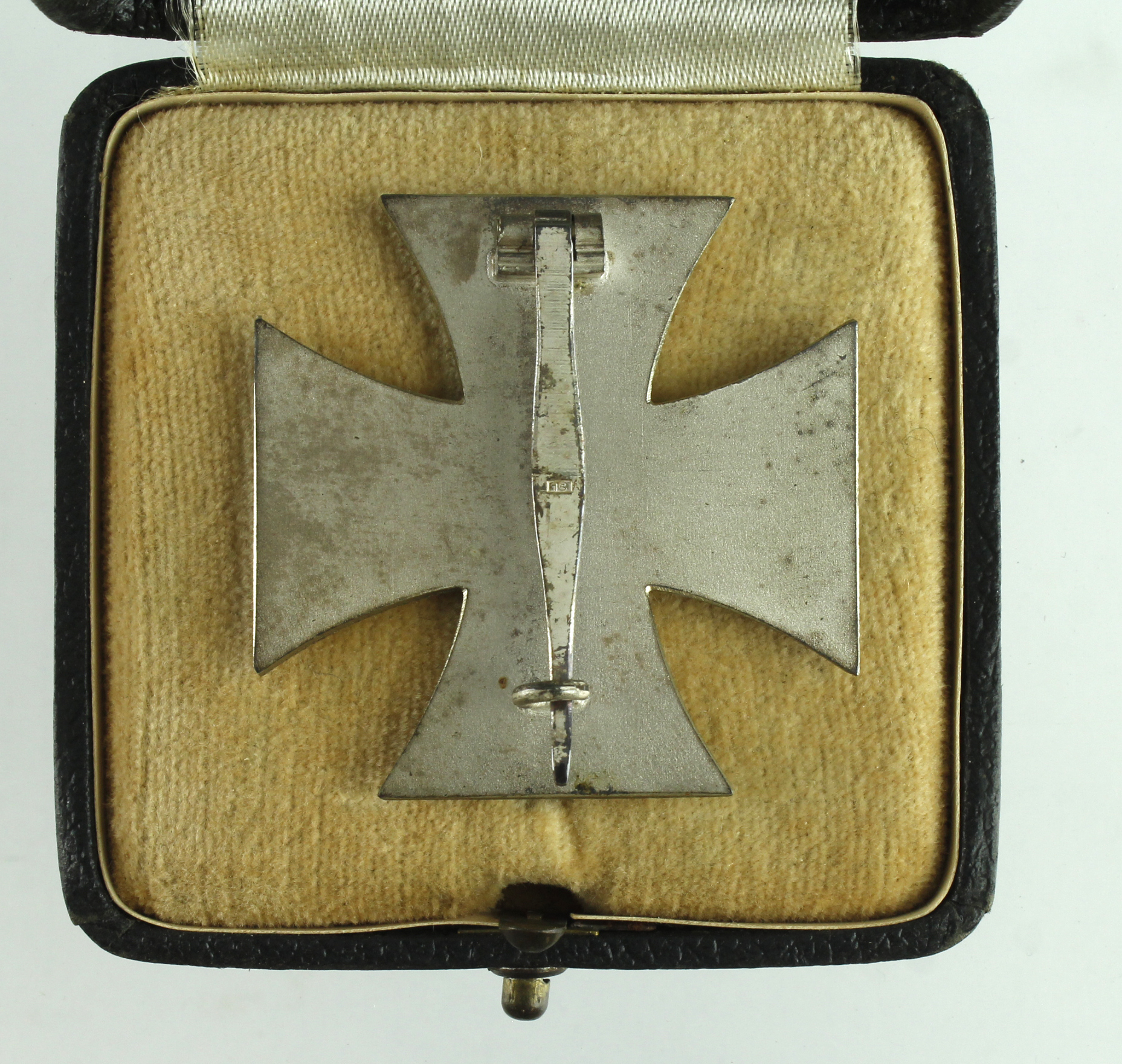 German 3rd Reich Iron Cross 1st Class in case of issue, cross maker marked '15'. - Image 2 of 2