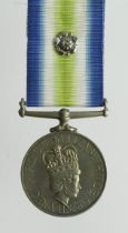 South Atlantic Medal 1983 with Rosette (Q.M. E M Mills RFA Olmeda). Olmeda refuelled numerous