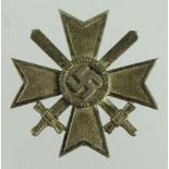German 3rd Reich War Merit Cross with Swords 1st Class, maker marked '65'.