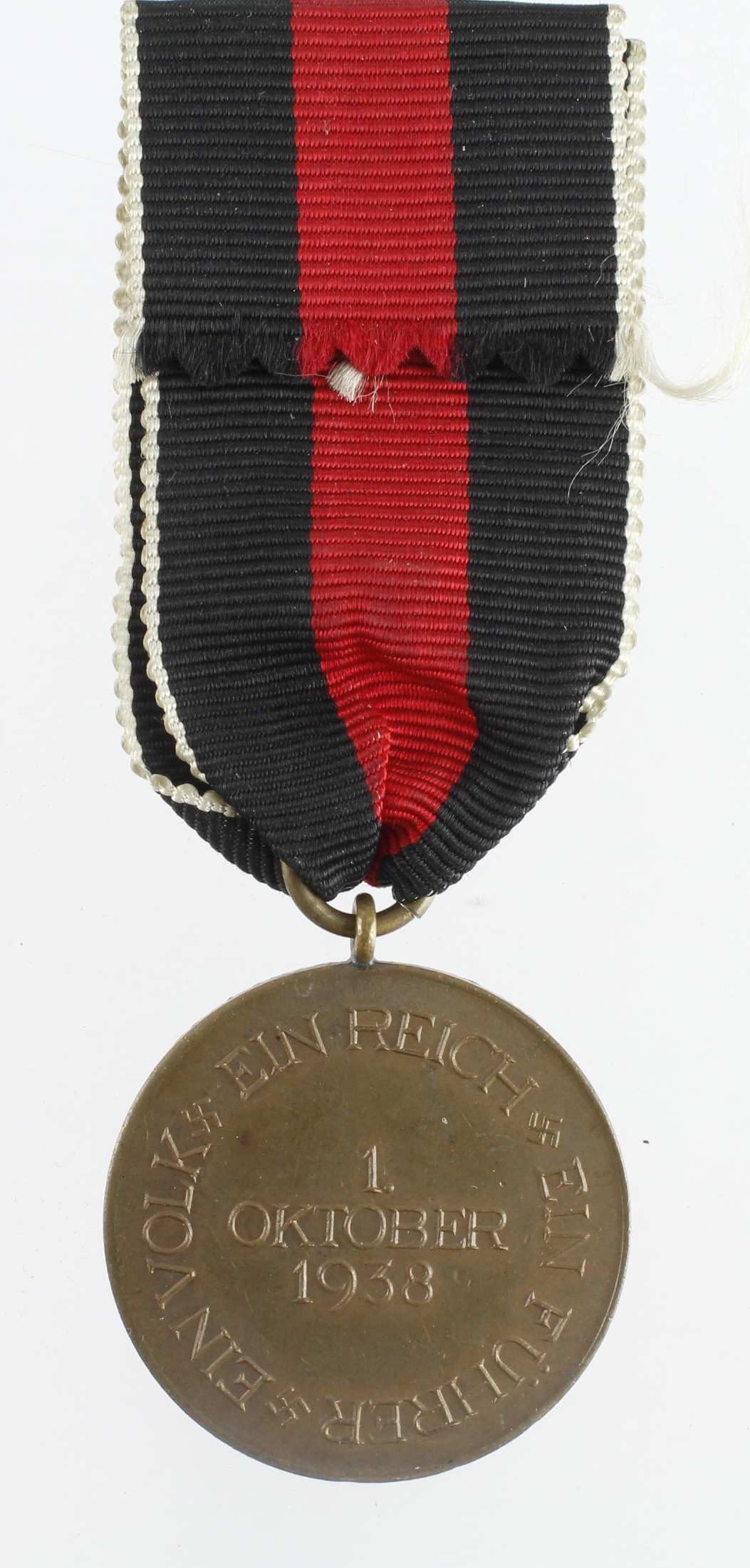 German 1st October 1938 medal with scarce Prague bar. - Bild 2 aus 2