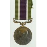 Tibet Medal 1905 in bronze (73 Cooly Jawkay S & T Corps)