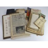 German WW2 ephemera books etc. Crate full. (Buyer collects)