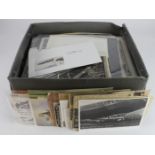 Zeppelin - Airship themed lot of material in grey box, incl zeppelin magazines, zeppelin books,