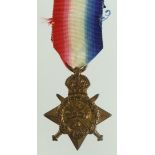 1914 Star (RTS-2109 Pte T Russell ASC). Attd No2 Base Remount Depot 13 Sqd