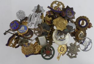 British military WW1 & WW2 Sweetheart and lapel badges (approx 30+) No Reserve