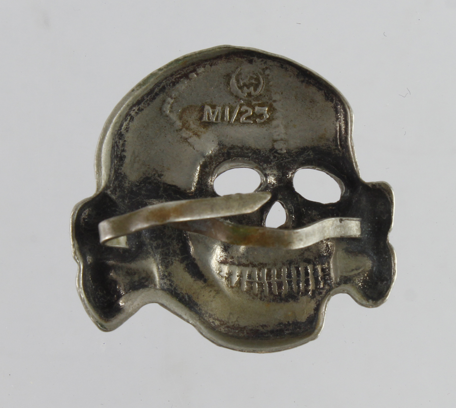 Germany from a one owner collection an SS cap skull M1/25 maker marked. - Bild 2 aus 2