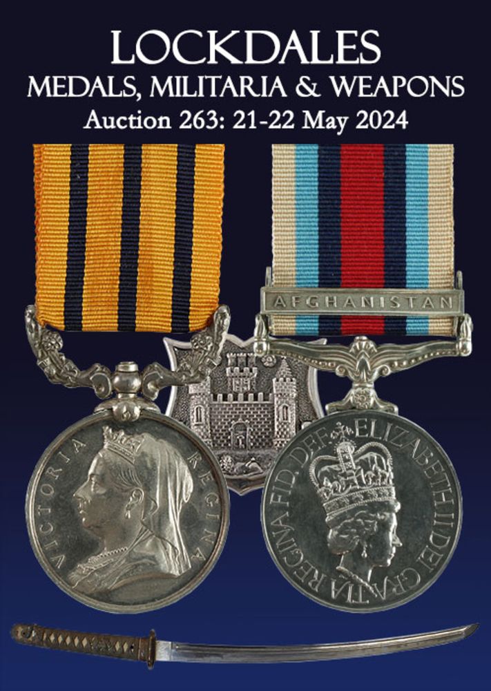 Lockdales Medals, Militaria & Weapons Auction #263