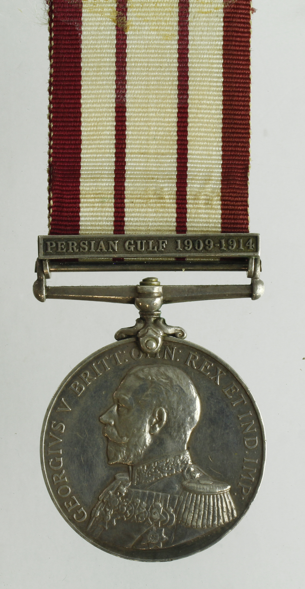 Naval General Service Medal GV with Persian Gulf 1909-1914 clasp (PO.14985 Lce Corpl E.Hudson RMLI