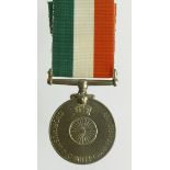 Indian Independence Medal 1947 impressed (36518 ACL. H B Harris RAF)