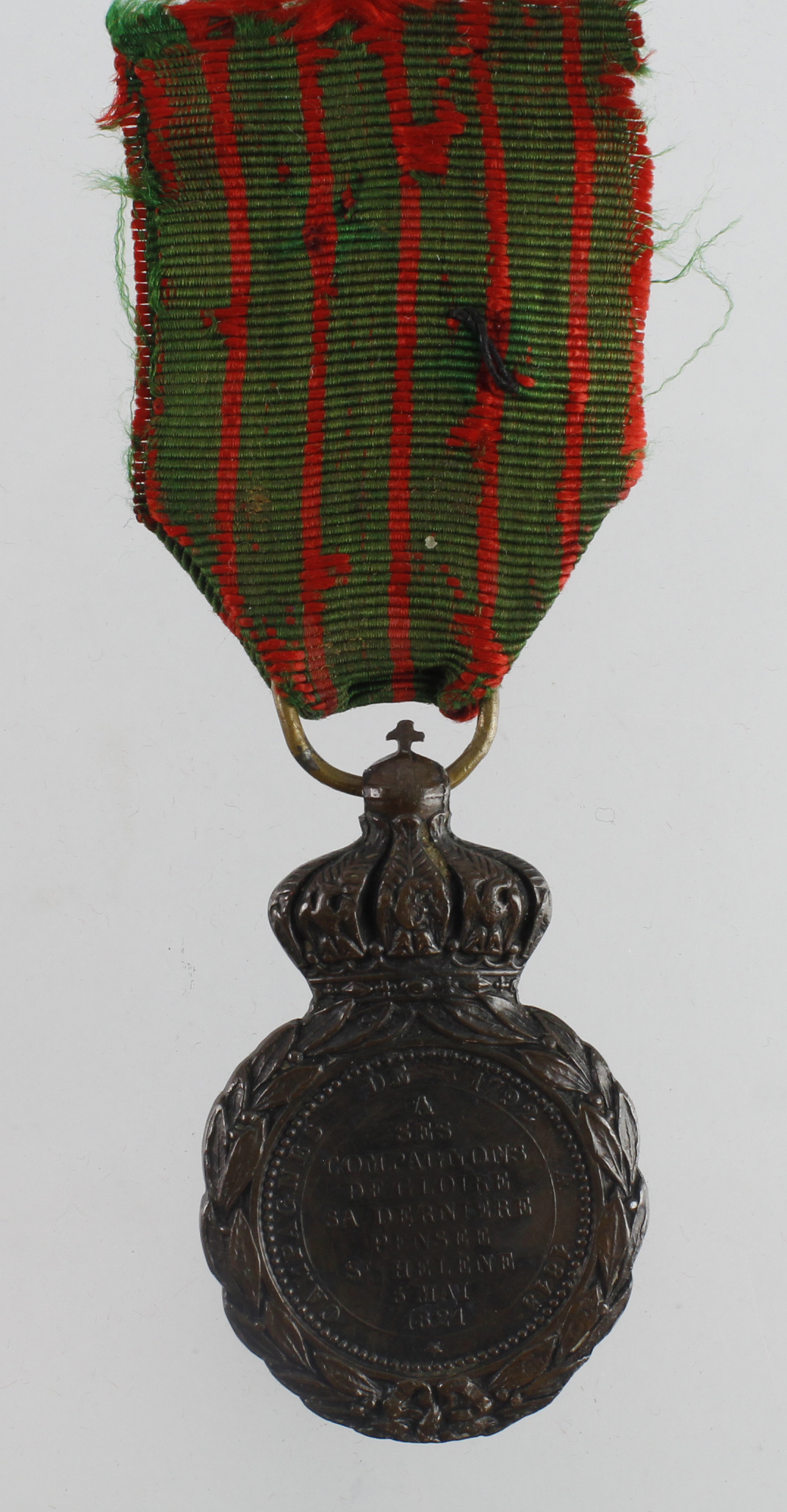France a Sainte Helena medal 1821 for Napoleons surviving Grande Armee Veterans for his numerous - Bild 2 aus 2