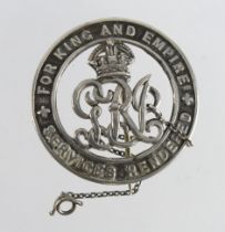 WW1 silver wound badge no 402648.