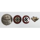 Germany from a one owner collection, 4 lapel badges different types.