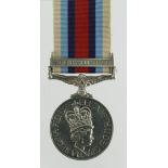 Operational Service Medal 2000 with Afghanistan clasp (25200507 Spr P T McNeill RE).