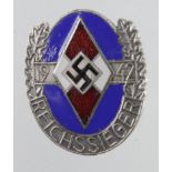 German Hitler Youth Reichs Sieger 19412 badge, scarce.