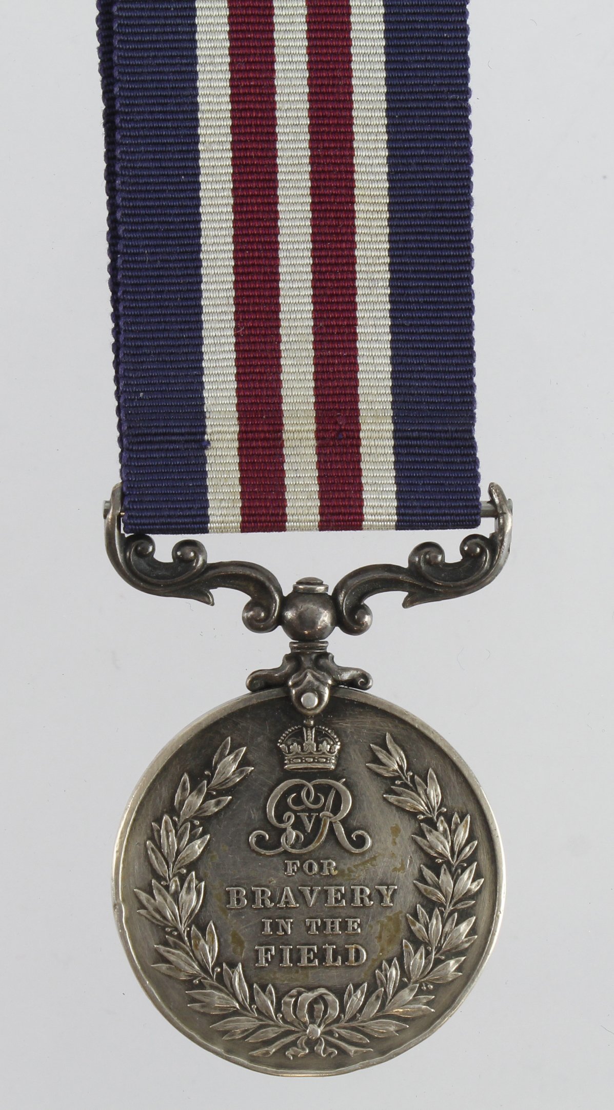 Military Medal GV, naming erased. Sold as seen - Bild 2 aus 2