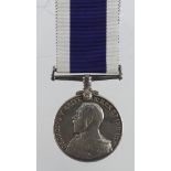 Naval LSGC Medal GV named (M.36831 W Cox R.P.O. HMS Vivid). With copied research, born Leicester.