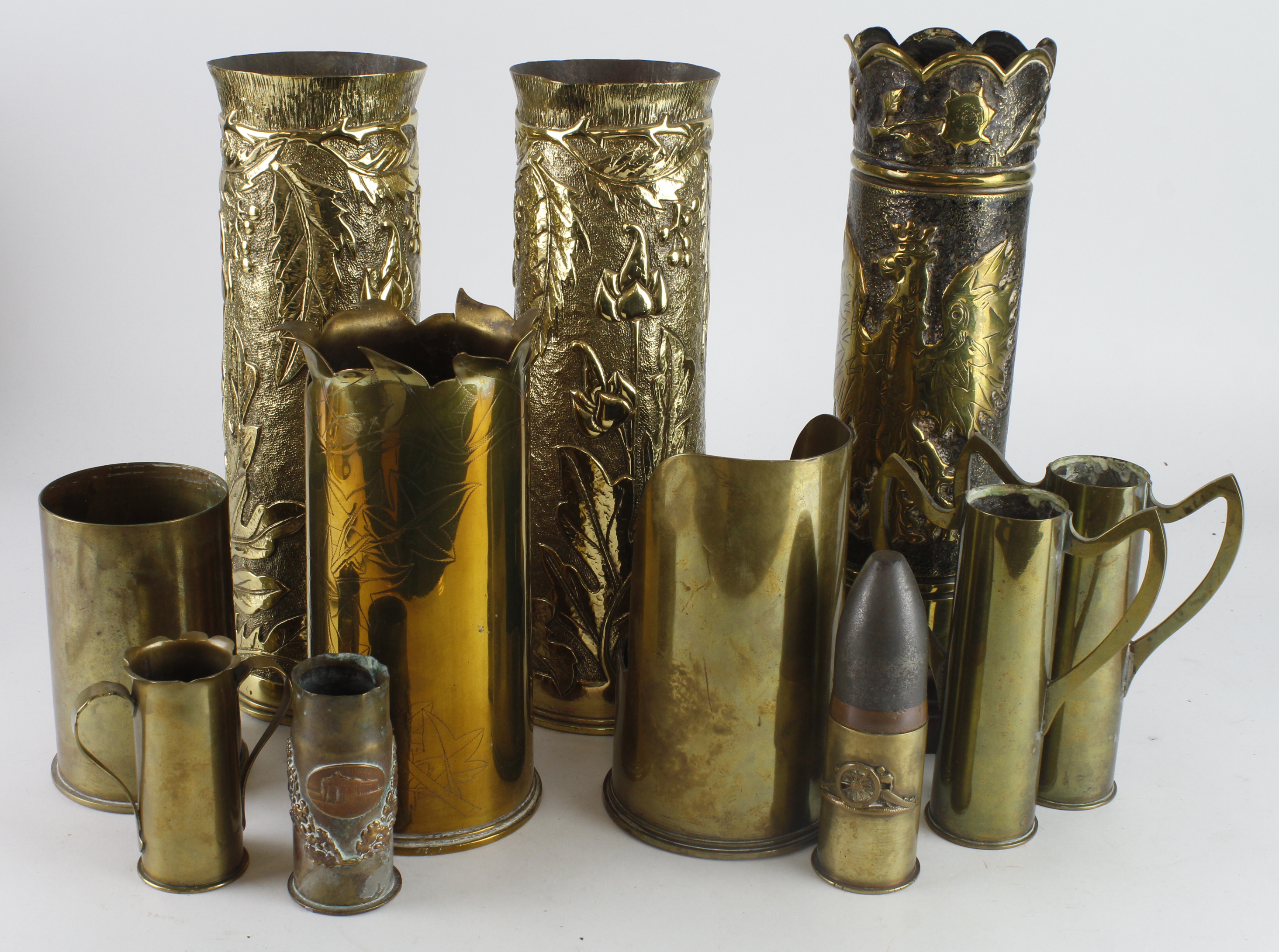 Trench Art collection, mostly WW1 Era (11) buyer collects
