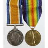 BWM & Victory Medal (4748 Pte F B Day, Camb R) discharged, Wounds. Vendor states lived High St,