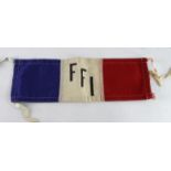 FFI Free French army armband.