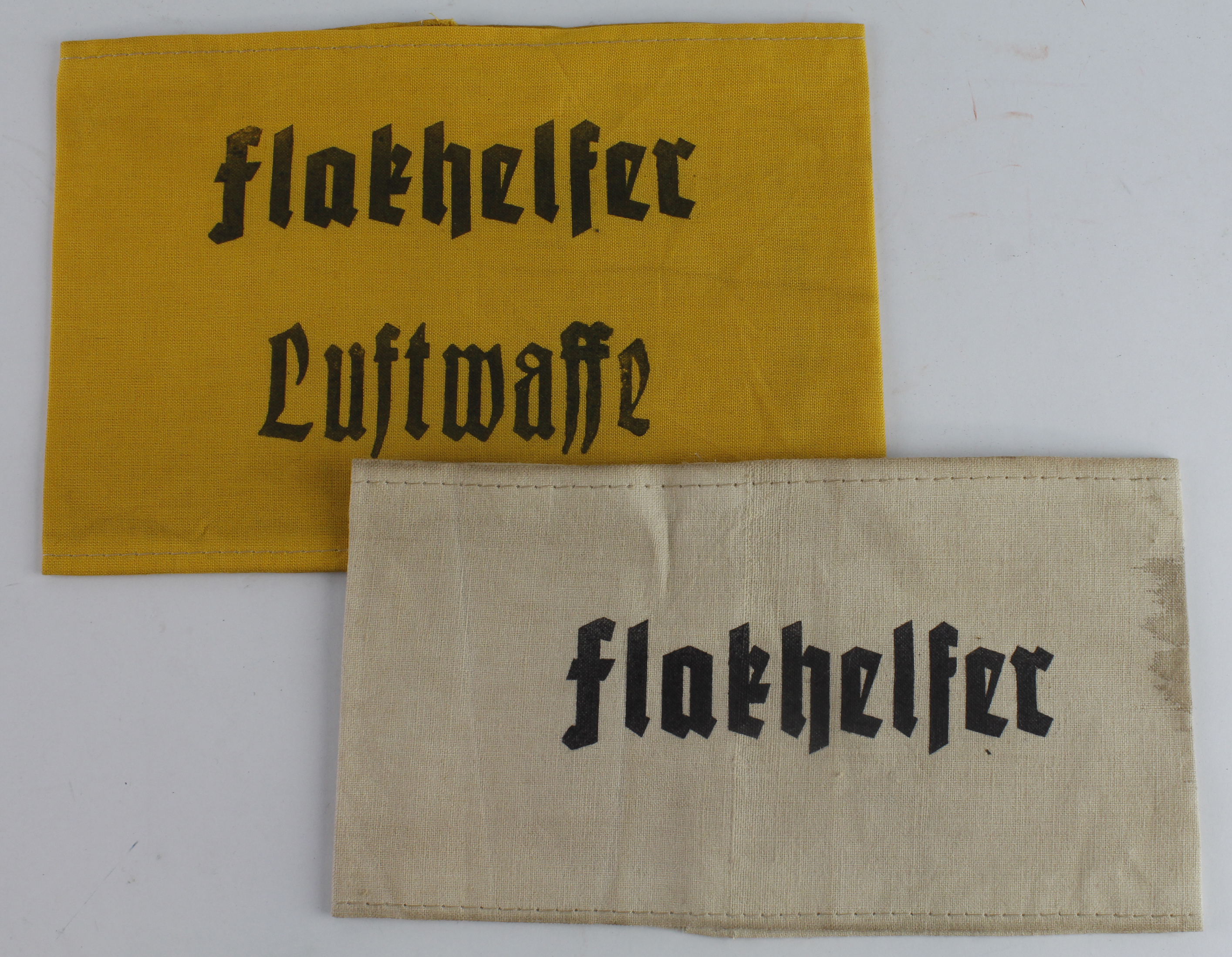 Germany from a one owner collection, Flakhelfer two different armbands inc Luftwaffe.