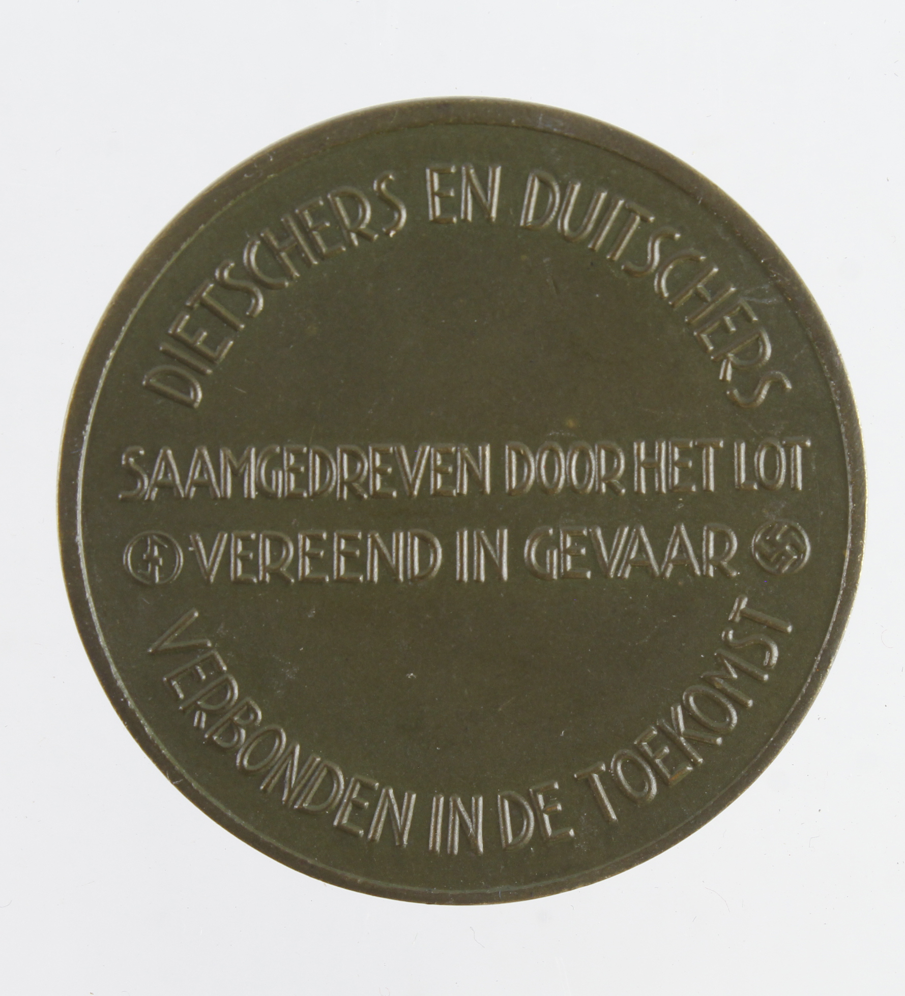 Germany from a one owner collection a most interesting medallion for the Dutch Fascists - Bild 2 aus 2