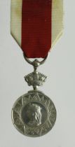 Abyssinian War Medal 1869 named (105 J Hughes H.M.45th Regt) Nottinghamshite & Sherwood Foresters,