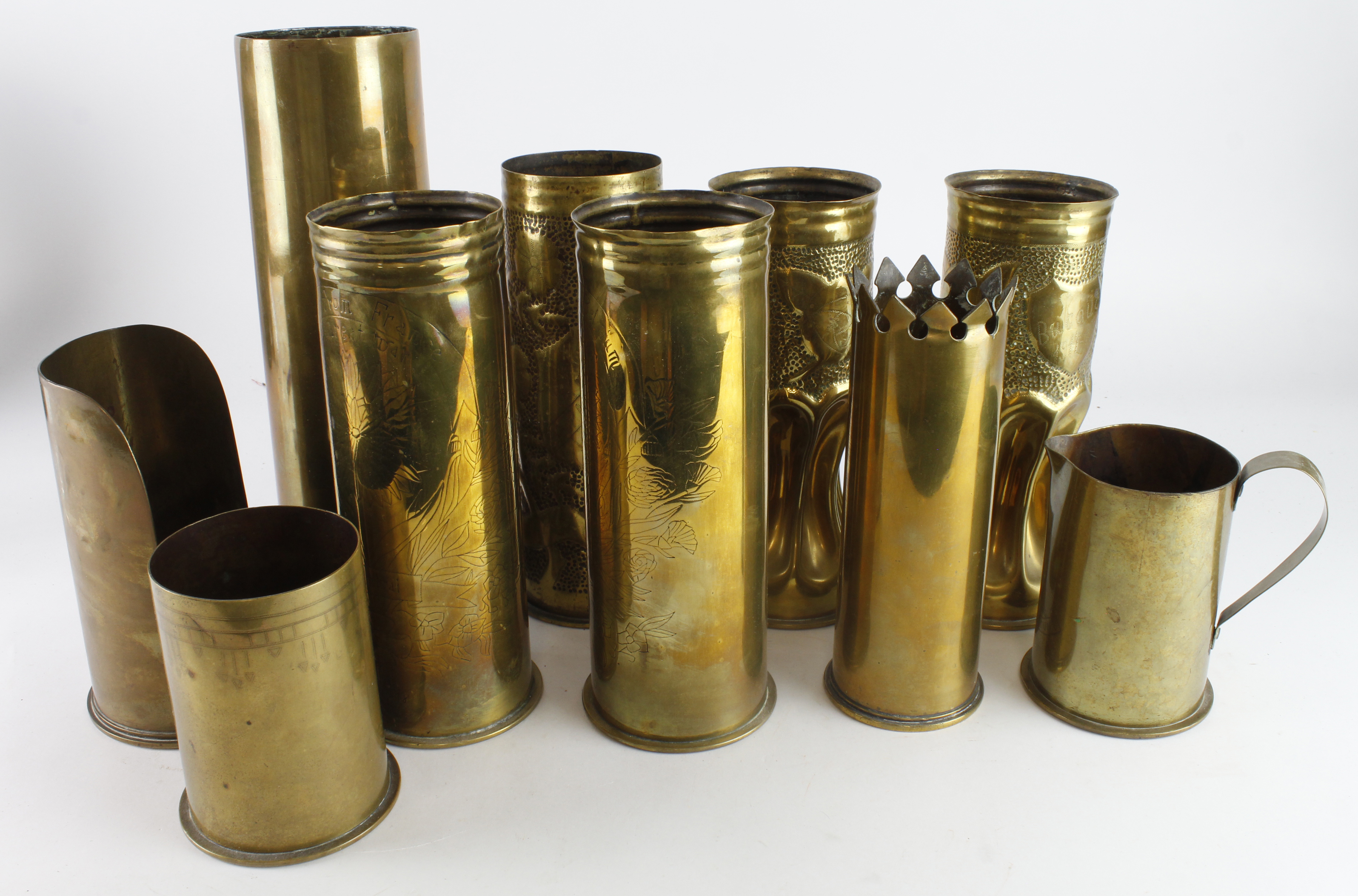 Trench Art collection, mostly WW1 Era (10) buyer collects