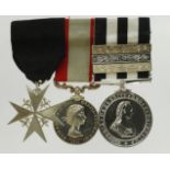 Group mounted as worn - Order of St John Serving Brother beast badge L/G 20/5/1986, Coast Guard