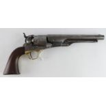 Colt M1860 Army Revolver from the American Civil War, Serial No 115976 for 1863 which puts it in the