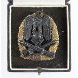 Germany from a one owner collection, a General Assault badge "50" Engagements JFS in fitted case.