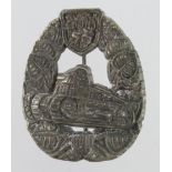 Cap badge Czechoslovak Tank Corps breast badge.