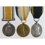 BWM & Victory Medal (53197 A.Sjt J L O'Connor Suffolks), and TFM GV (3647324 Cpl J L O'Connor 5-P.