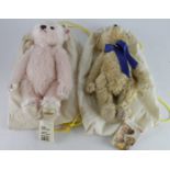 Steiff. Two Steiff limited edition bears, both with certificates in original bags, comprising '