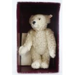 Steiff. A Steiff 'Charlotte' bear, made exclusively for Hamleys, with certificate (69/2000), with