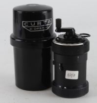 Curta calculator Type I (no. 76667), contained in original canister (working at time of
