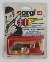 Corgi Junior 'Strombergs Jet Ranger' (007 James Bond, The Spy Who Loved me), contained in original